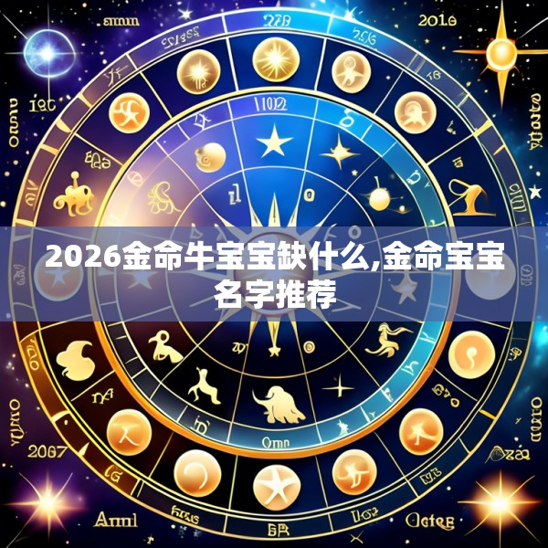 2026金命牛宝宝缺什么,金命宝宝名字推荐