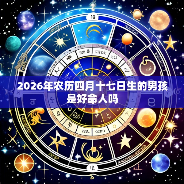 2026年农历四月十七日生的男孩是好命人吗