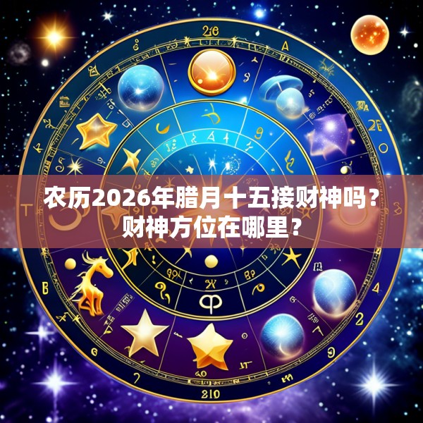 农历2026年腊月十五接财神吗？财神方位在哪里？