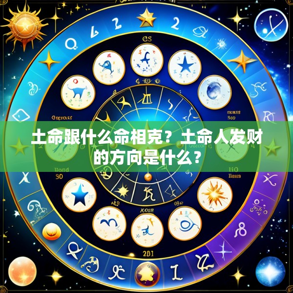 土命跟什么命相克?土命人发财的方向是什么?