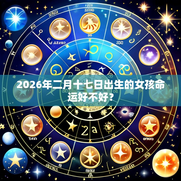2026年二月十七日出生的女孩命运好不好？