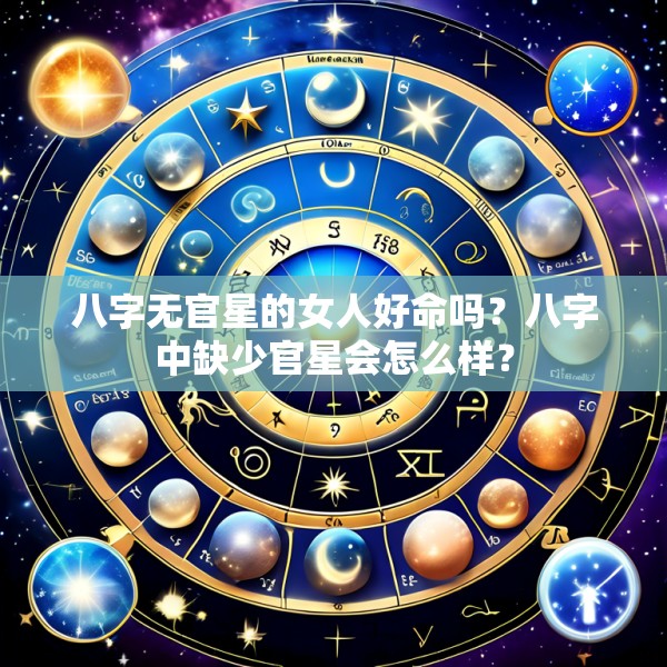 八字无官星的女人好命吗？八字中缺少官星会怎么样？
