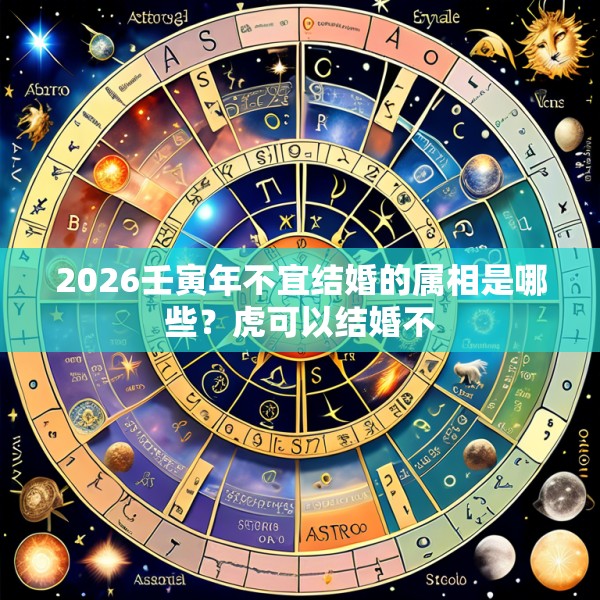 2026壬寅年不宜结婚的属相是哪些？虎可以结婚不