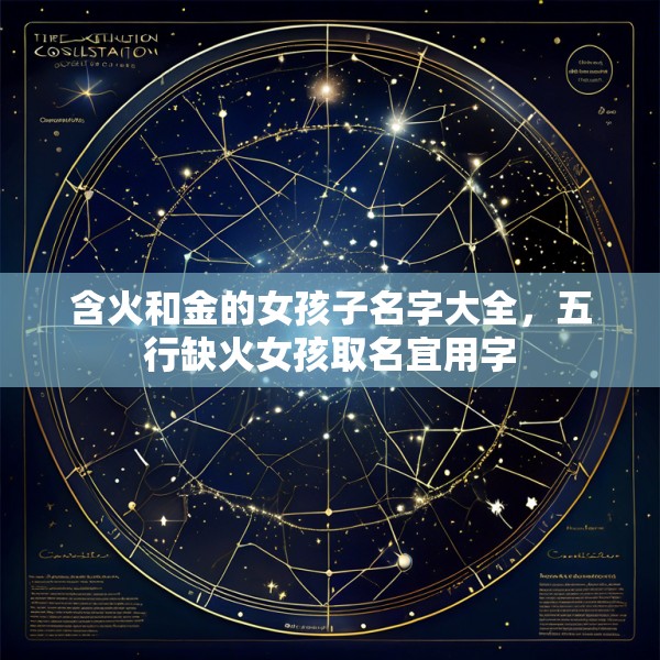 含火和金的女孩子名字大全，五行缺火女孩取名宜用字