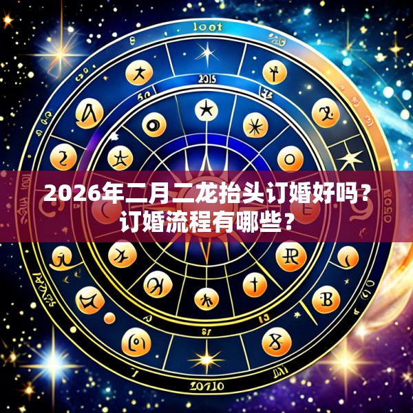 2026年二月二龙抬头订婚好吗？订婚流程有哪些？