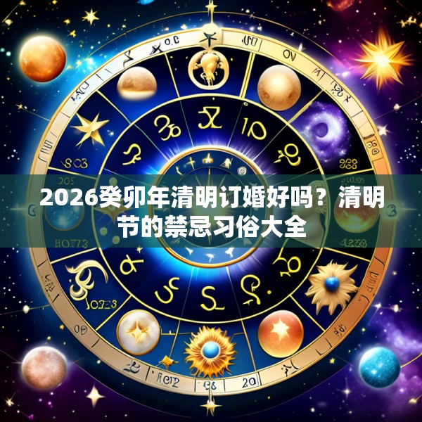 2026癸卯年清明订婚好吗?清明节的禁忌习俗大全