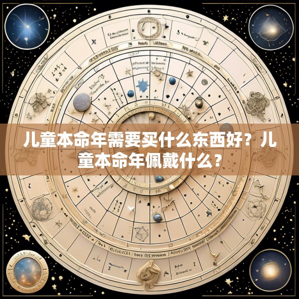 儿童本命年需要买什么东西好？儿童本命年佩戴什么？