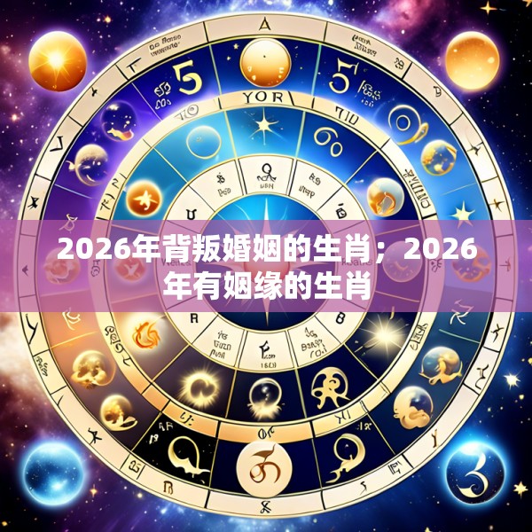 2026年背叛婚姻的生肖;2026年有姻缘的生肖