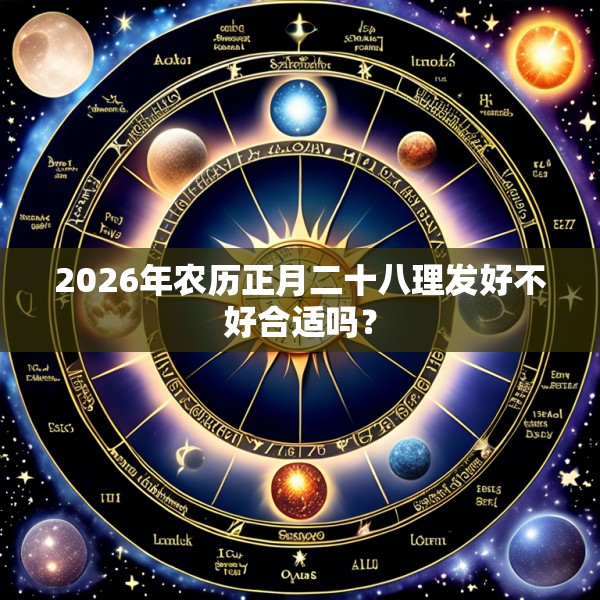 2026年农历正月二十八理发好不好合适吗?
