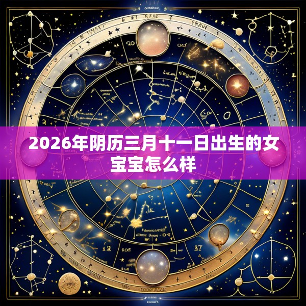 2026年阴历三月十一日出生的女宝宝怎么样