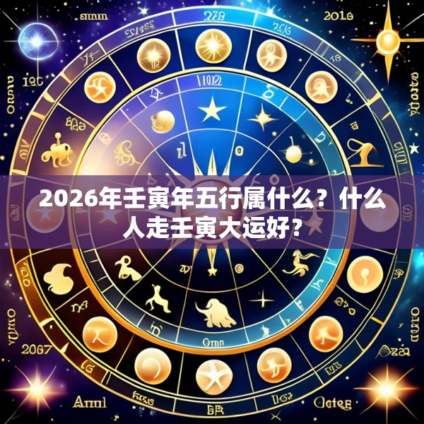 2026年壬寅年五行属什么？什么人走壬寅大运好？