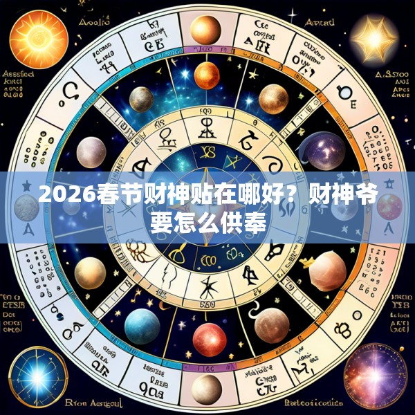 2026春节财神贴在哪好？财神爷要怎么供奉