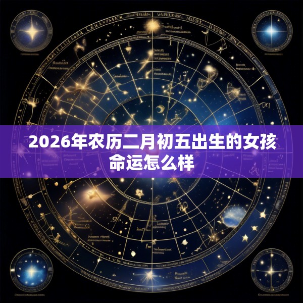 2026年农历二月初五出生的女孩命运怎么样
