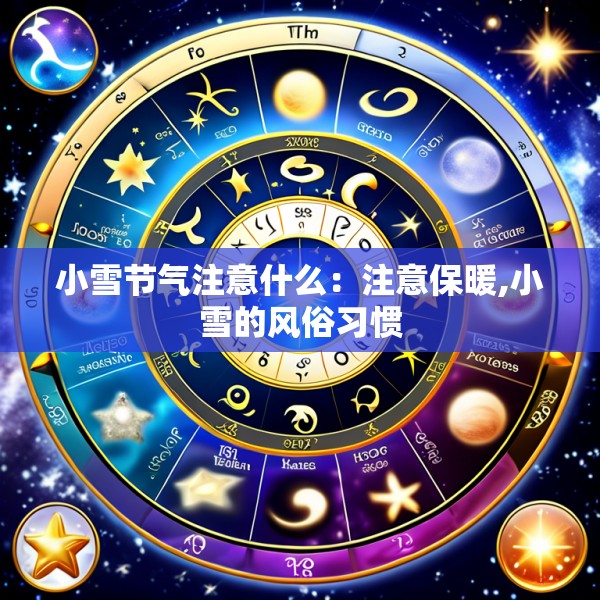 小雪节气注意什么：注意保暖,小雪的风俗习惯