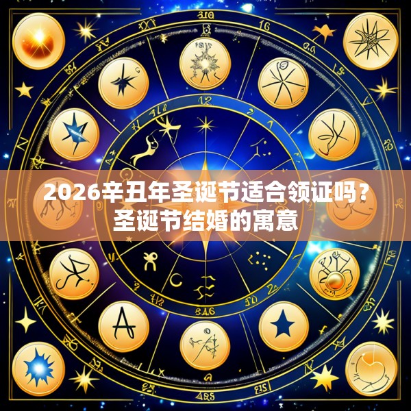 2026辛丑年圣诞节适合领证吗？圣诞节结婚的寓意