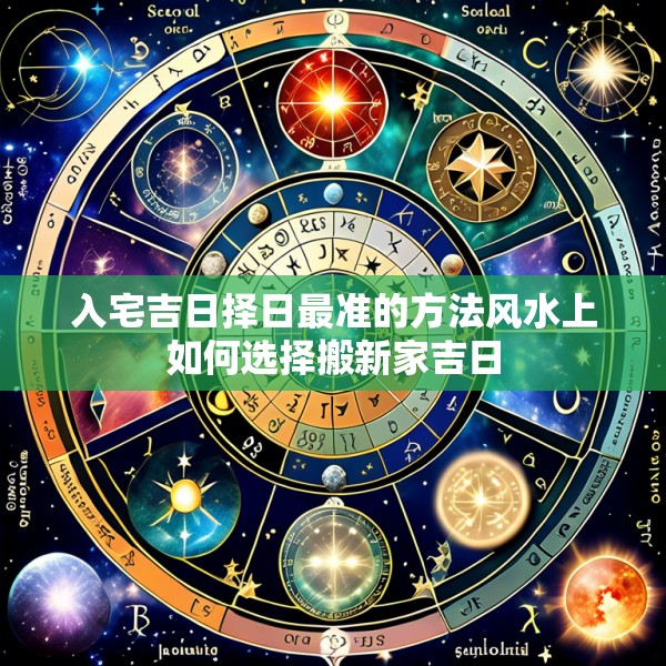 入宅吉日择日最准的方法风水上如何选择搬新家吉日
