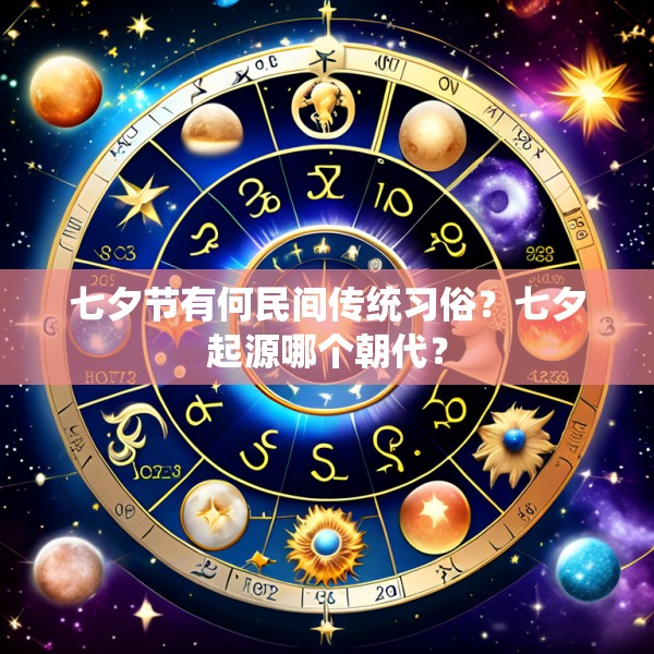 七夕节有何民间传统习俗？七夕起源哪个朝代？