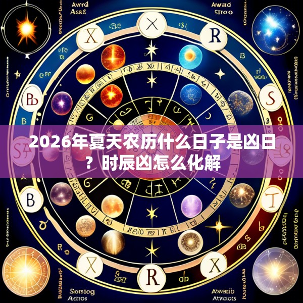 2026年夏天农历什么日子是凶日？时辰凶怎么化解