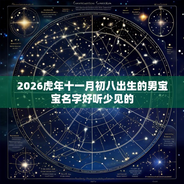 2026虎年十一月初八出生的男宝宝名字好听少见的