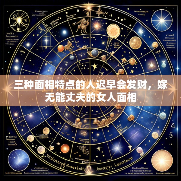 三种面相特点的人迟早会发财,嫁无能丈夫的女人面相