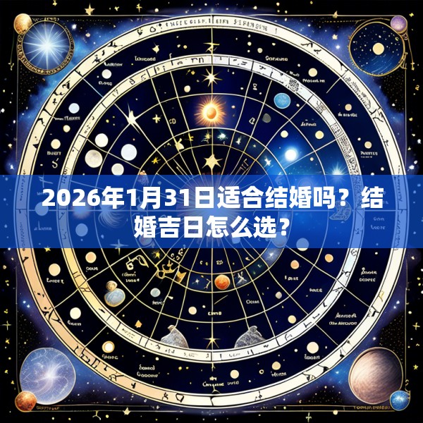 2026年1月31日适合结婚吗?结婚吉日怎么选?
