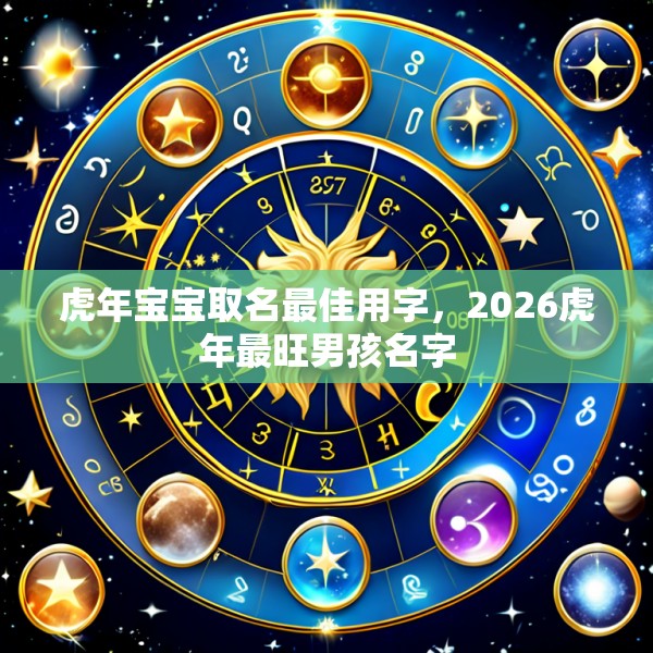 虎年宝宝取名最佳用字,2026虎年最旺男孩名字