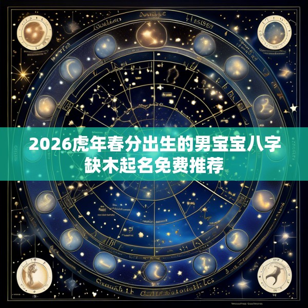2026虎年春分出生的男宝宝八字缺木起名免费推荐