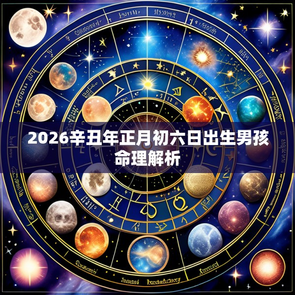 2026辛丑年正月初六日出生男孩命理解析