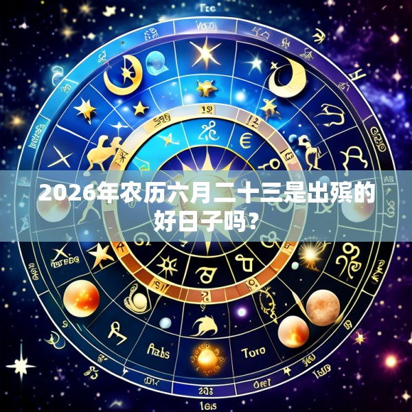 2026年农历六月二十三是出殡的好日子吗？
