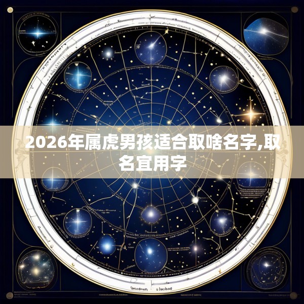 2026年属虎男孩适合取啥名字,取名宜用字