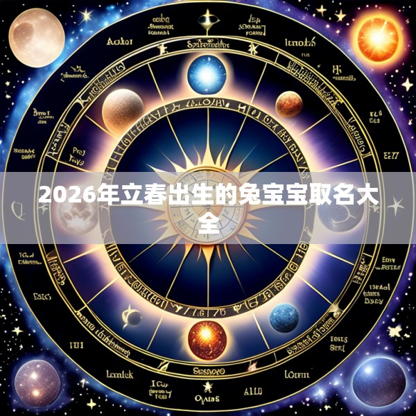 2026年立春出生的兔宝宝取名大全