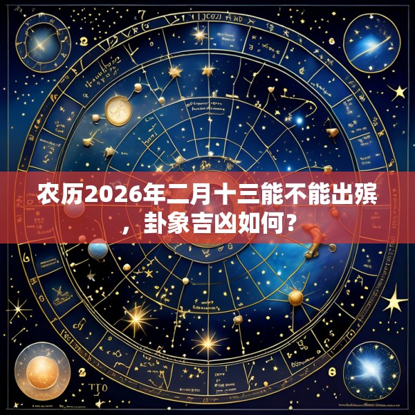 农历2026年二月十三能不能出殡,卦象吉凶如何?