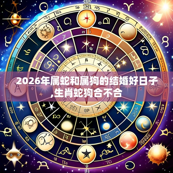 2026年属蛇和属狗的结婚好日子,生肖蛇狗合不合