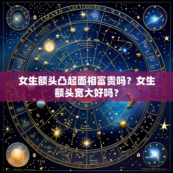 女生额头凸起面相富贵吗?女生额头宽大好吗?