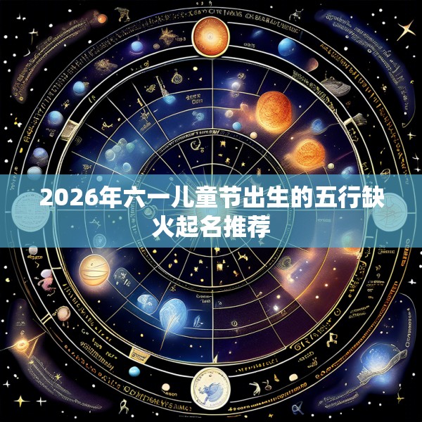2026年六一儿童节出生的五行缺火起名推荐