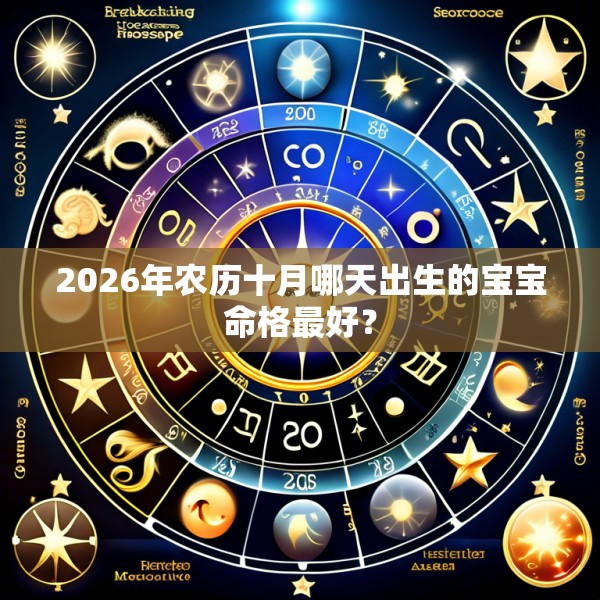 2026年农历十月哪天出生的宝宝命格最好?