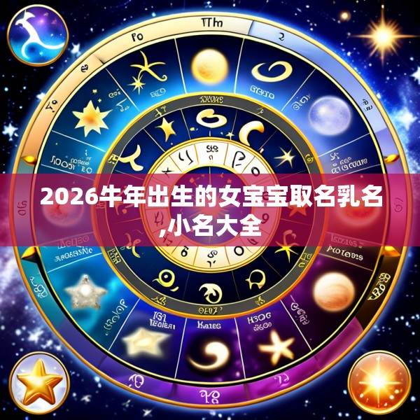 2026牛年出生的女宝宝取名乳名,小名大全