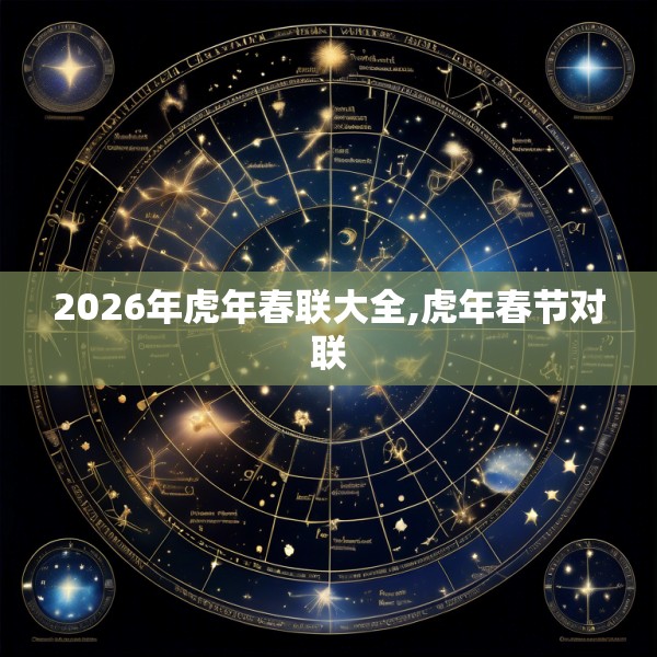 2026年虎年春联大全,虎年春节对联