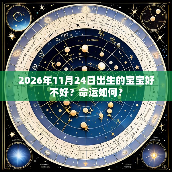 2026年11月24日出生的宝宝好不好？命运如何？