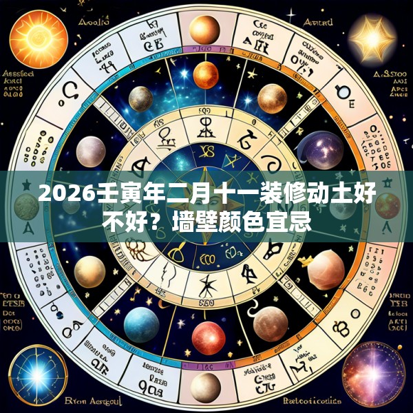 2026壬寅年二月十一装修动土好不好？墙壁颜色宜忌