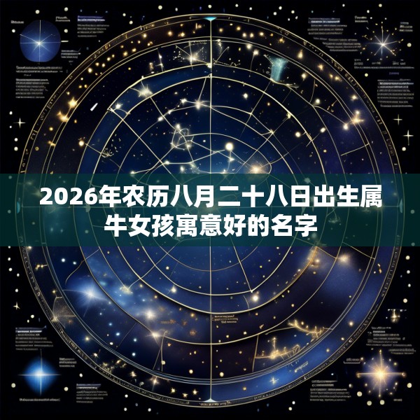 2026年农历八月二十八日出生属牛女孩寓意好的名字