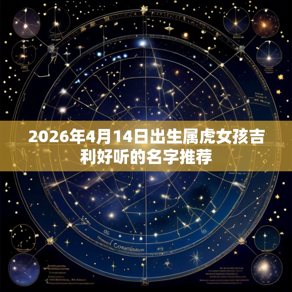 2026年4月14日出生属虎女孩吉利好听的名字推荐