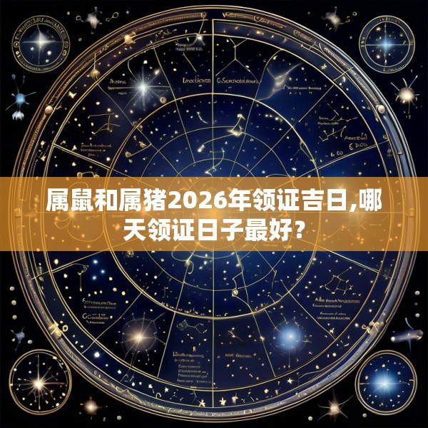 属鼠和属猪2026年领证吉日,哪天领证日子最好？