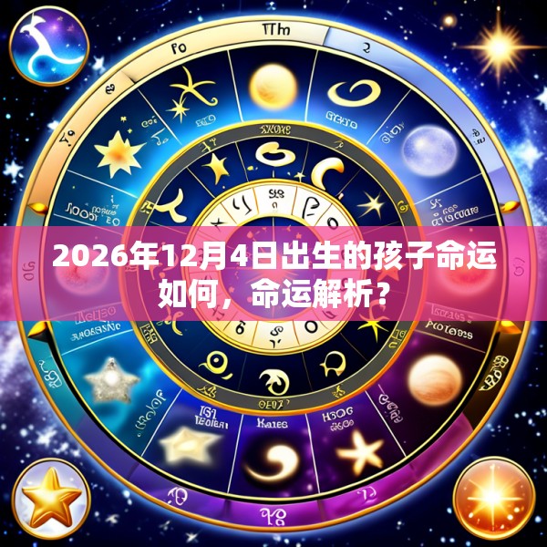 2026年12月4日出生的孩子命运如何，命运解析？