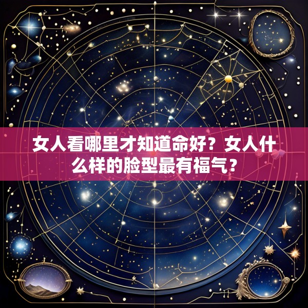 女人看哪里才知道命好？女人什么样的脸型最有福气？