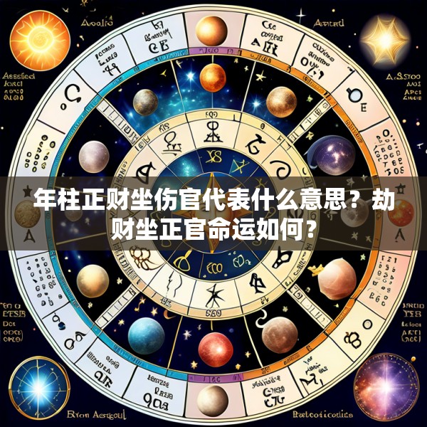 年柱正财坐伤官代表什么意思？劫财坐正官命运如何？