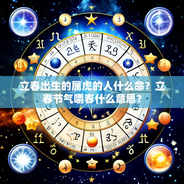 立春出生的属虎的人什么命?立春节气嚼春什么意思?