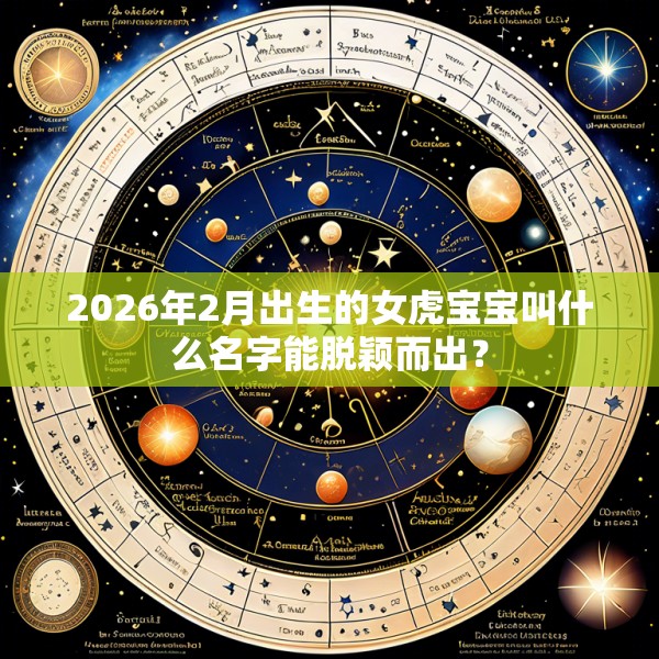 2026年2月出生的女虎宝宝叫什么名字能脱颖而出？