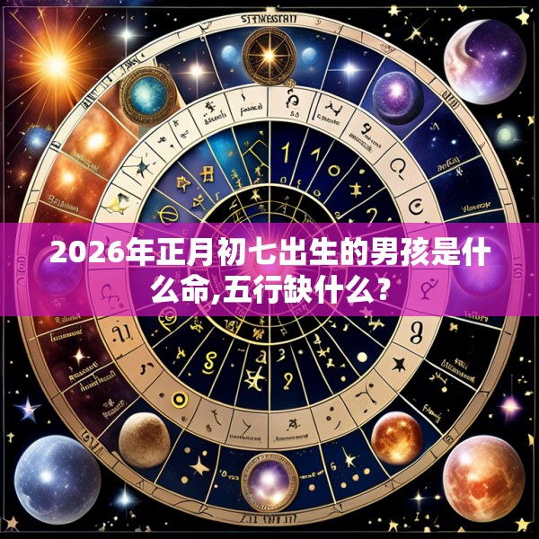 2026年正月初七出生的男孩是什么命,五行缺什么？