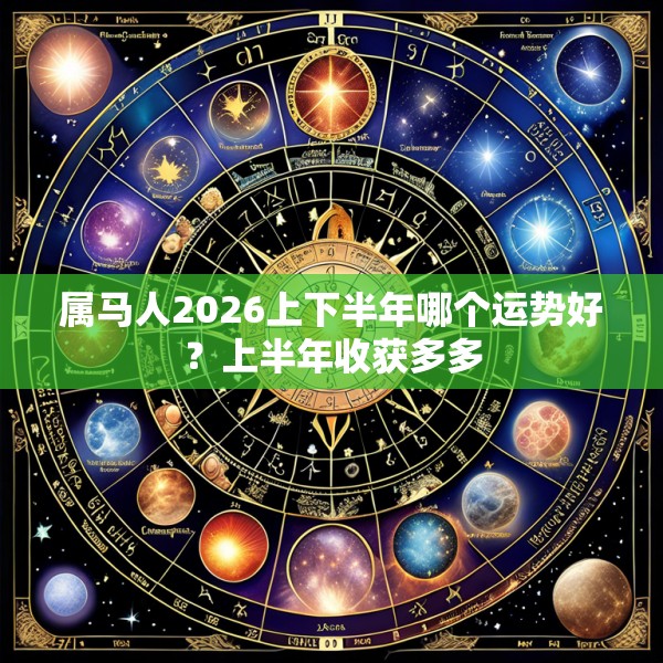 属马人2026上下半年哪个运势好?上半年收获多多